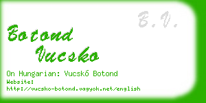 botond vucsko business card
